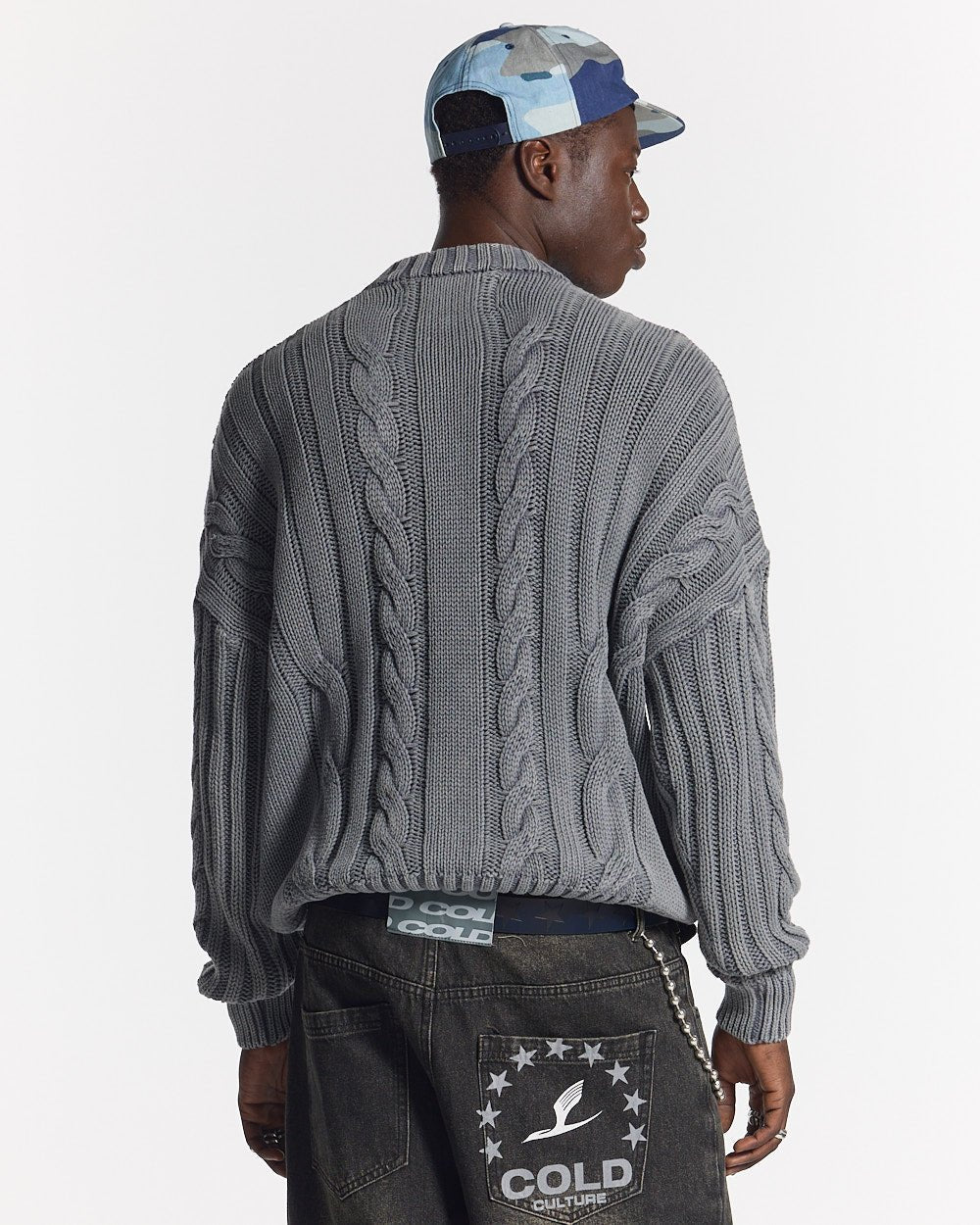 PATTERNED KNIT DUST GREY - COLD CULTURE #man