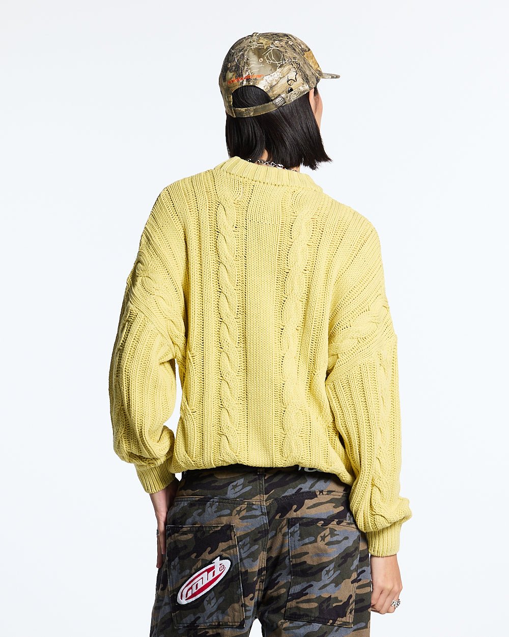 PATTERNED KNIT YELLOW - COLD CULTURE #woman
