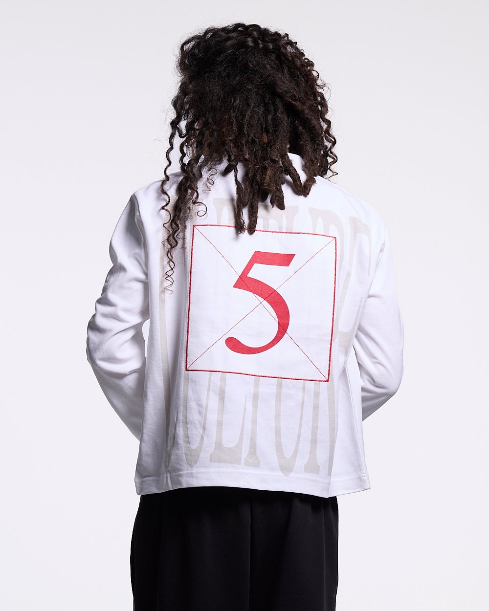 PAUSE LONGSLEEVE POLO WHITE - Cold Culture #man
