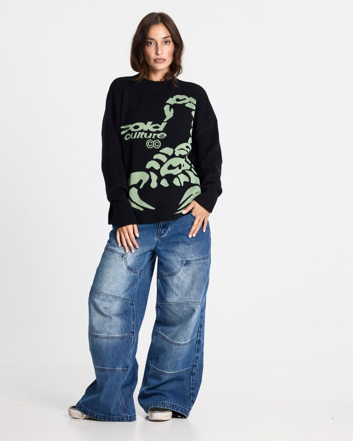 POISON KNIT BLACK AND GREEN - Cold Culture