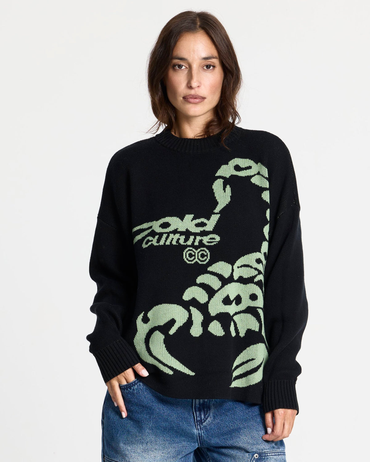 POISON KNIT BLACK AND GREEN - Cold Culture