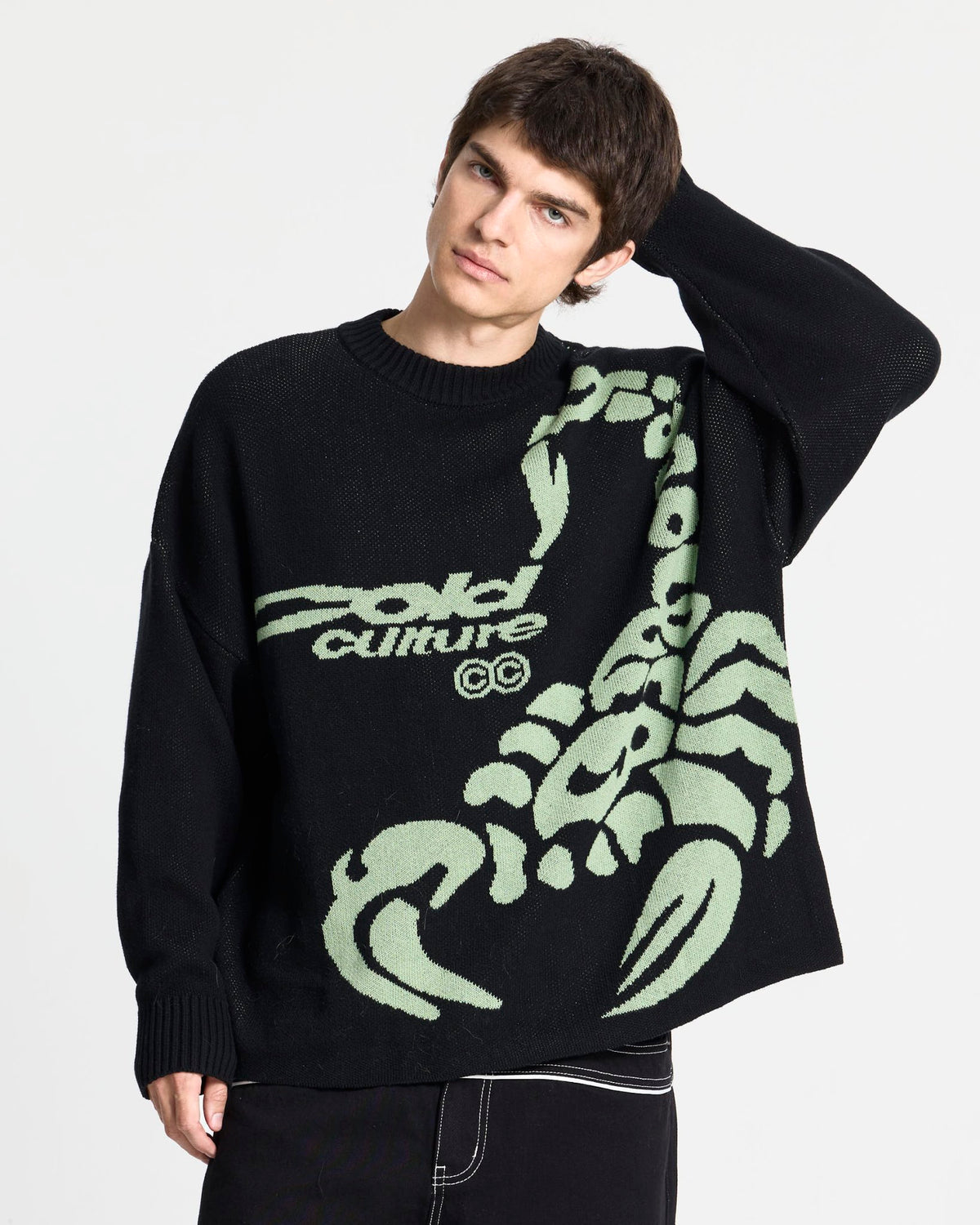 POISON KNIT BLACK AND GREEN - Cold Culture