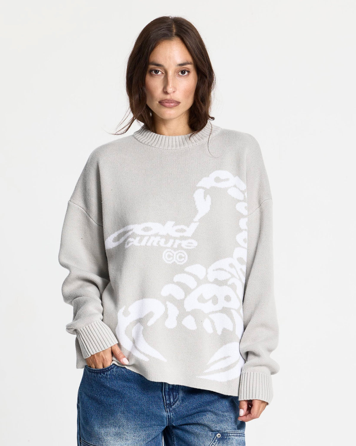 POISON KNIT COOL GREY - Cold Culture