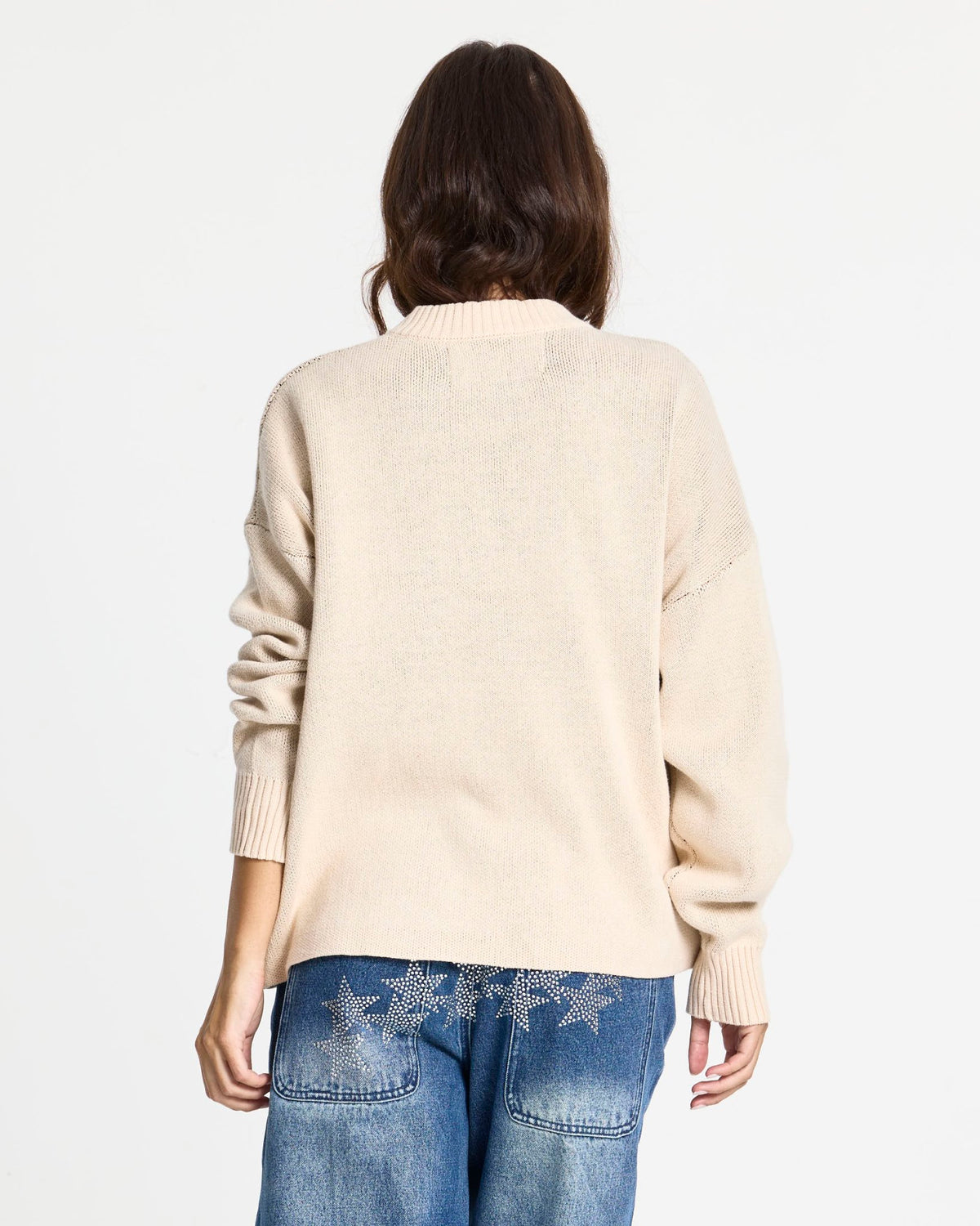 POISON KNIT CREAM AND BROWN - Cold Culture