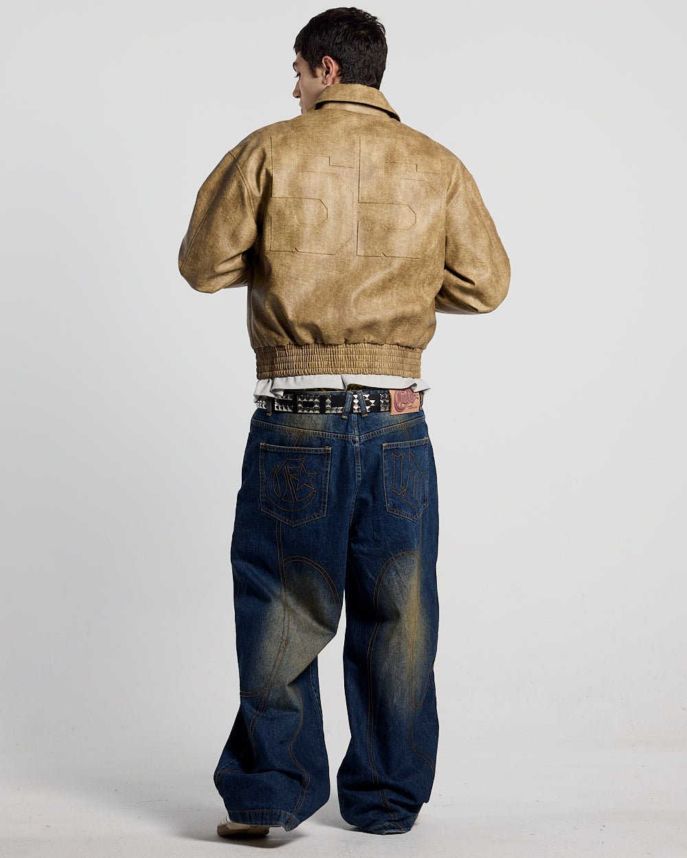 RACING LEATHER JACKET CREAM - Cold Culture #man