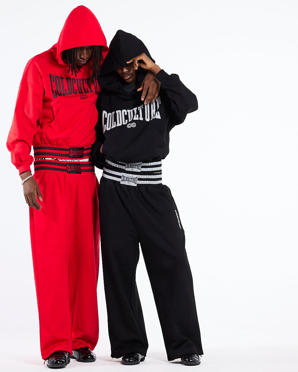 RAGE IN THE RING HOODIE BLACK - black graphic print hoodie, street style shot - Cold Culture