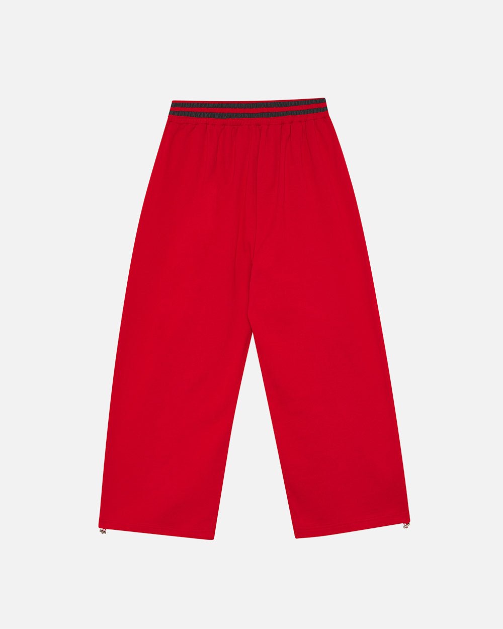 RAGE IN THE RING PANTS RED - red baggy sweatpants, back view - Cold Culture #packshot