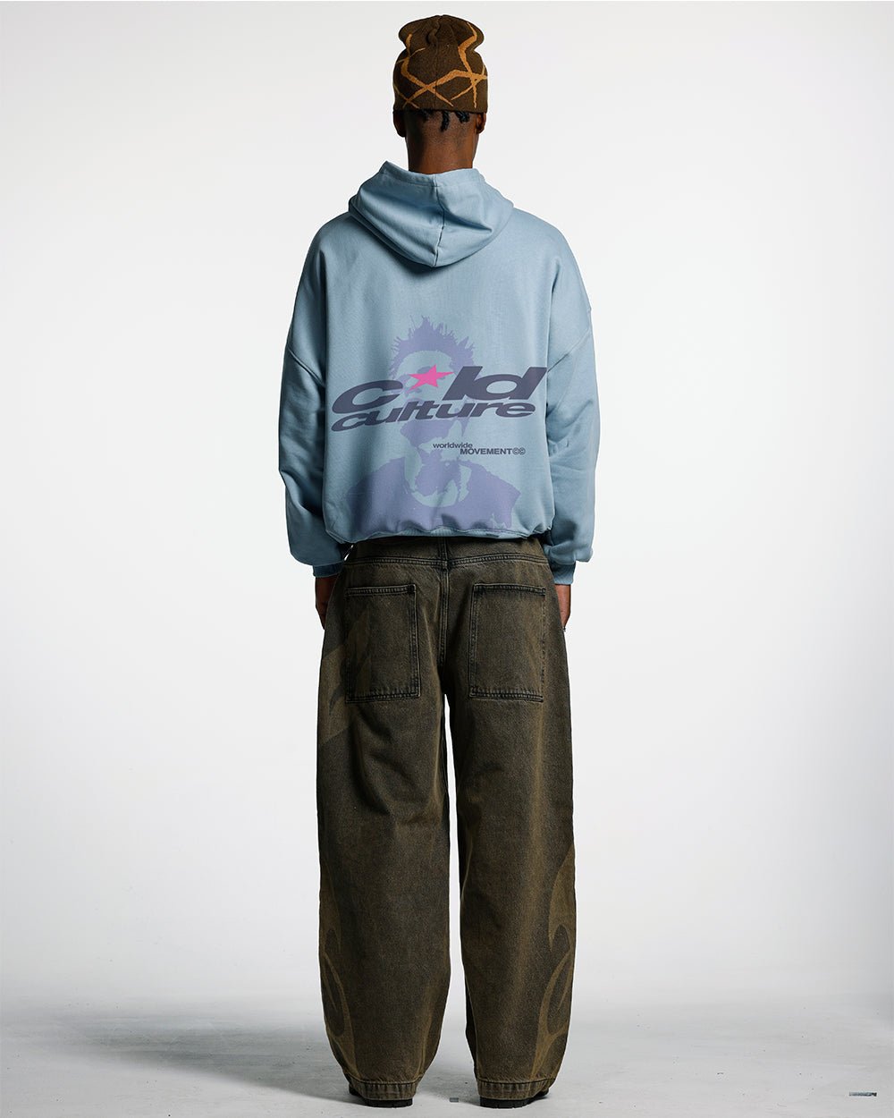REBEL HOODIE SHADY BLUE - COLD CULTURE #man