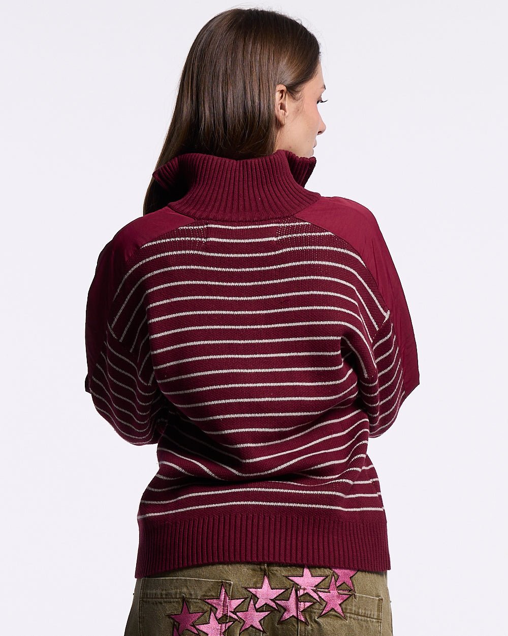 REDLINE KNIT BURGUNDY - Cold Culture