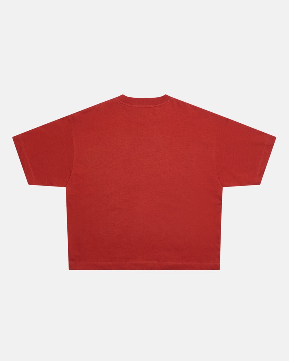 RELENTLESS TEE BURGUNDY - burgundy graphic print tee, back view - Cold Culture #packshot