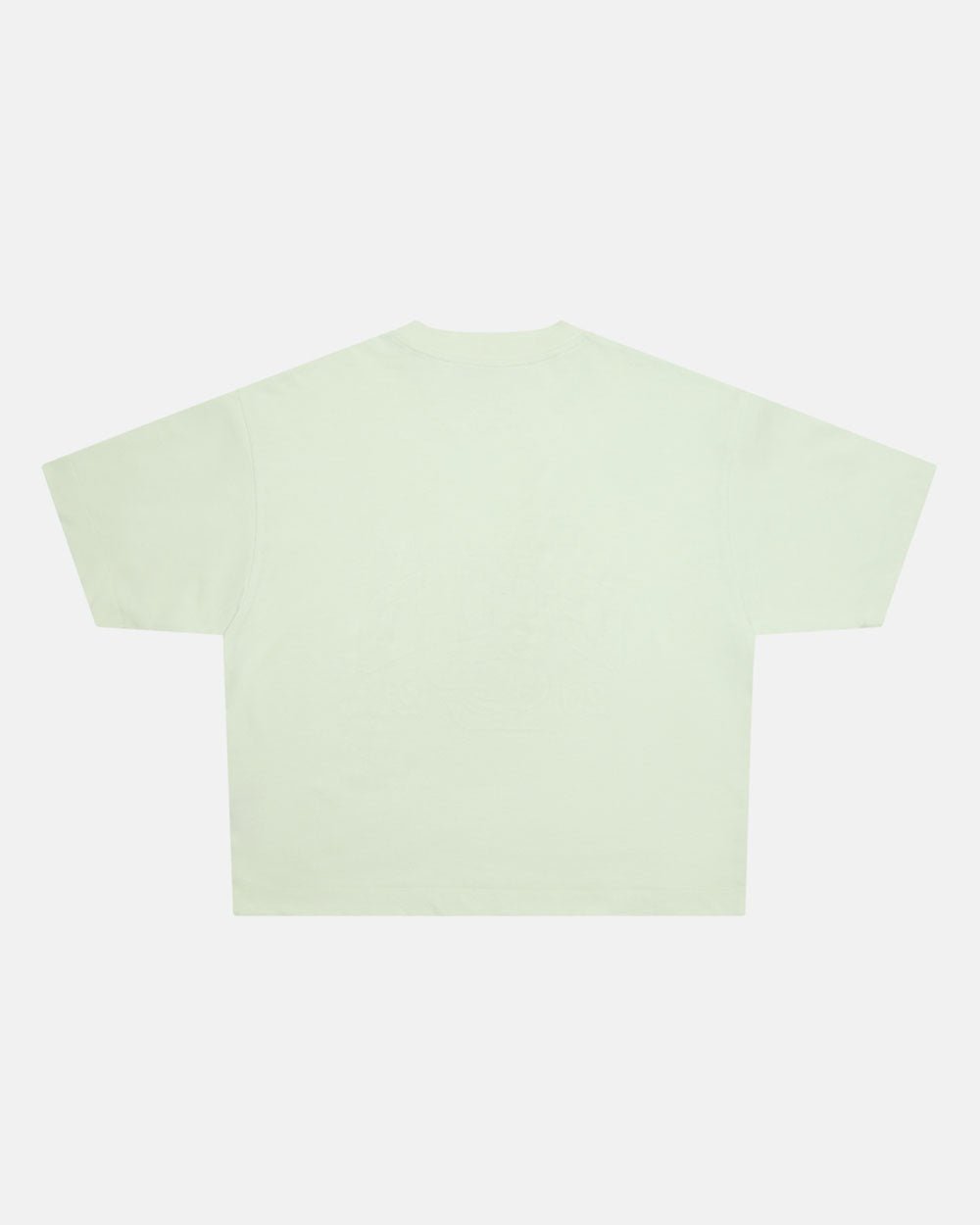 RELENTLESS TEE LIME - lime graphic print tee, back view - Cold Culture #packshot