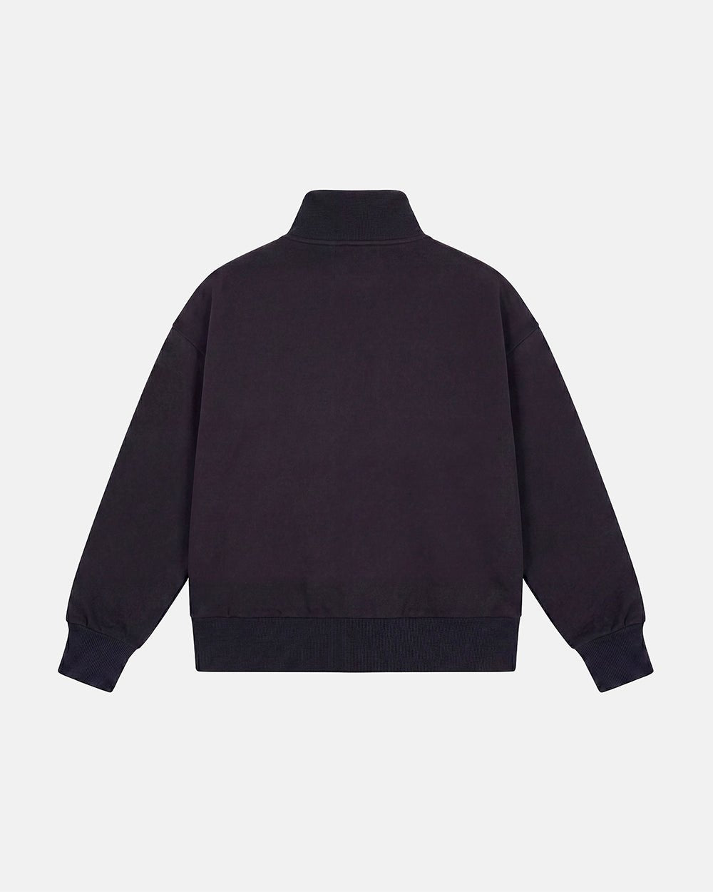 RIDING CLUB QUARTER ZIP KNIT DARK GREY - Cold Culture #packshot
