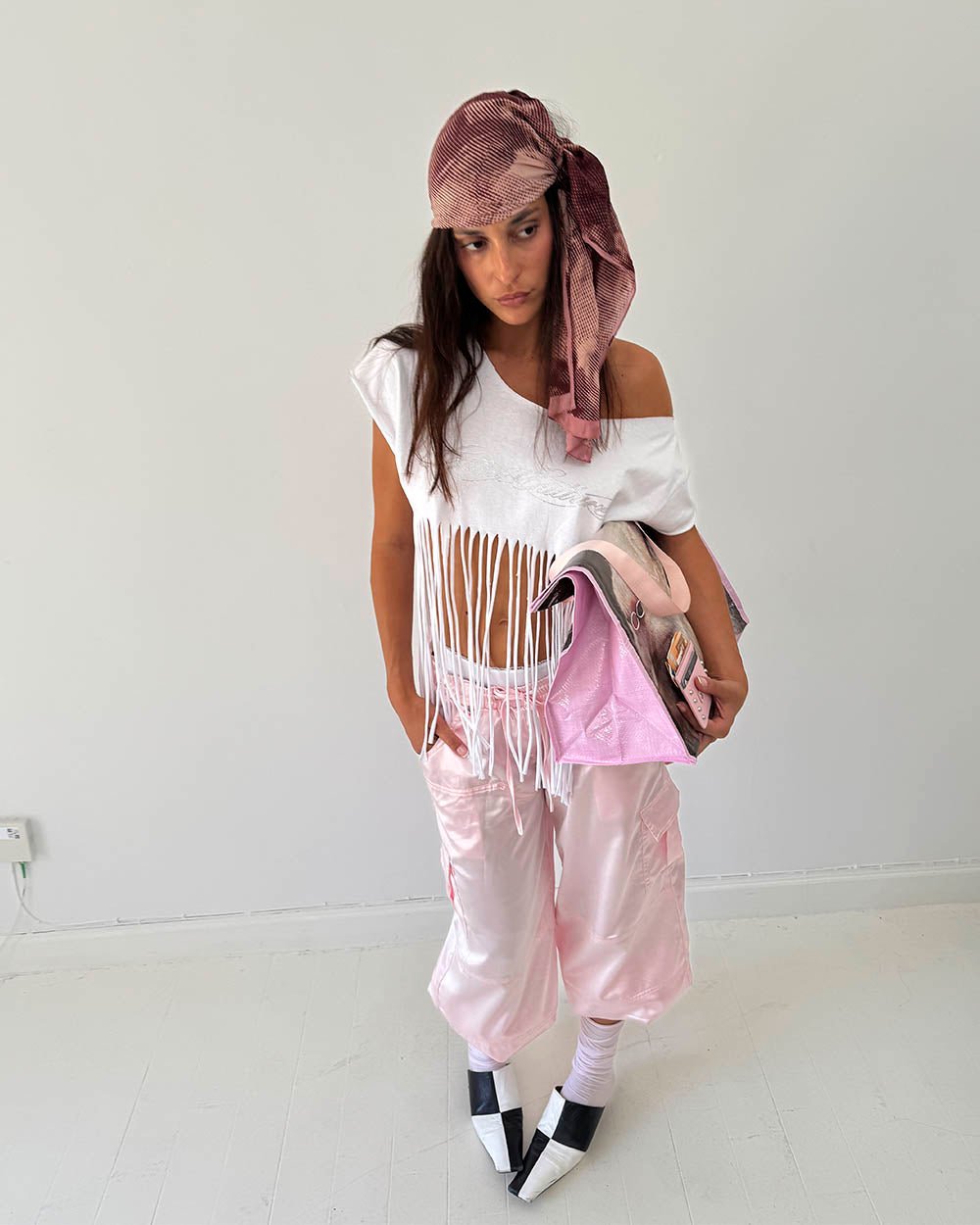 ROCKET CARGO PANTS LIGHT PINK - Cold Culture #woman
