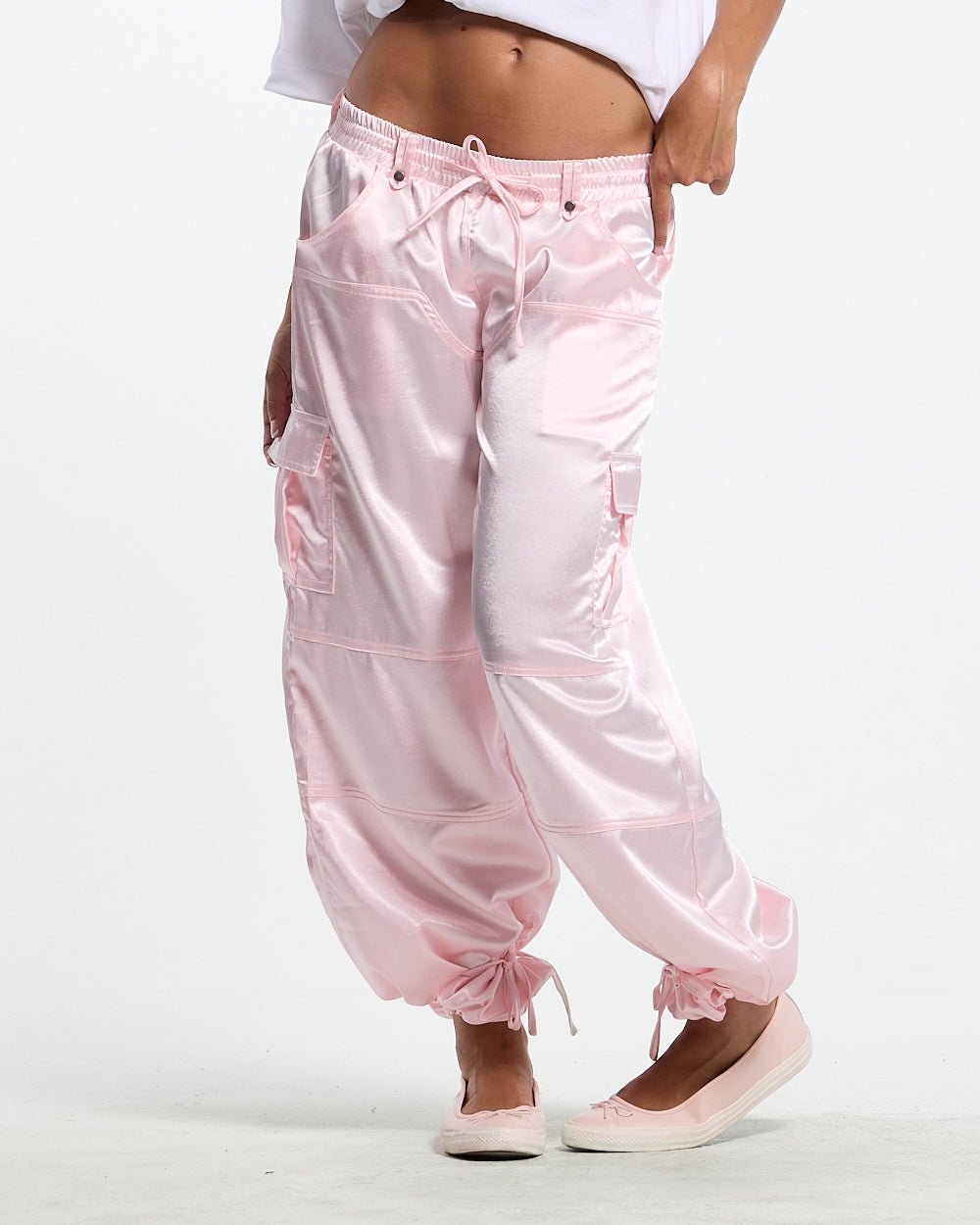 ROCKET CARGO PANTS LIGHT PINK - Cold Culture #woman