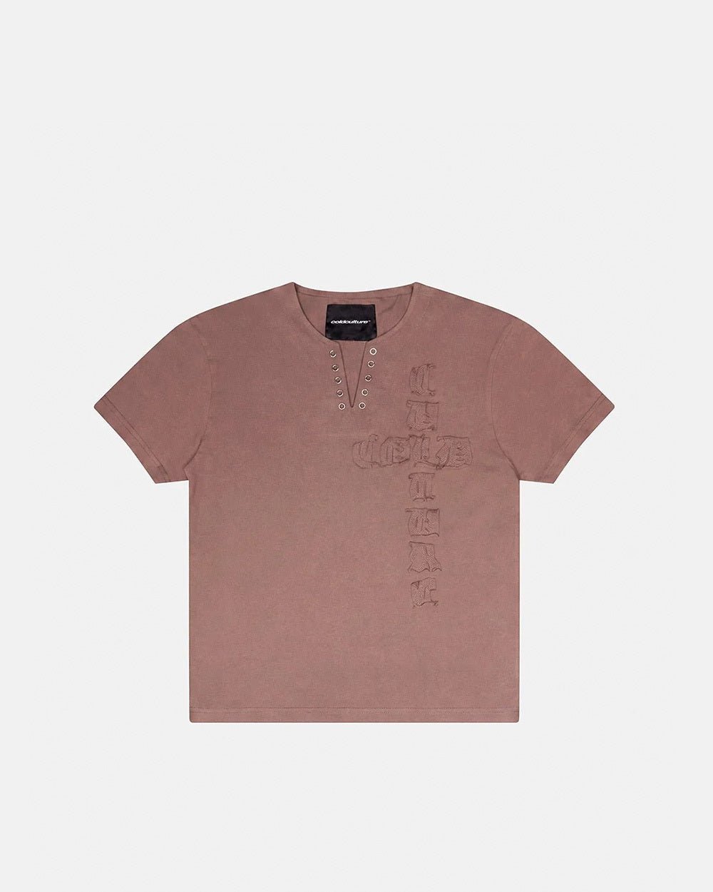 ROGUE CROSSED TEE BROWN - Cold Culture