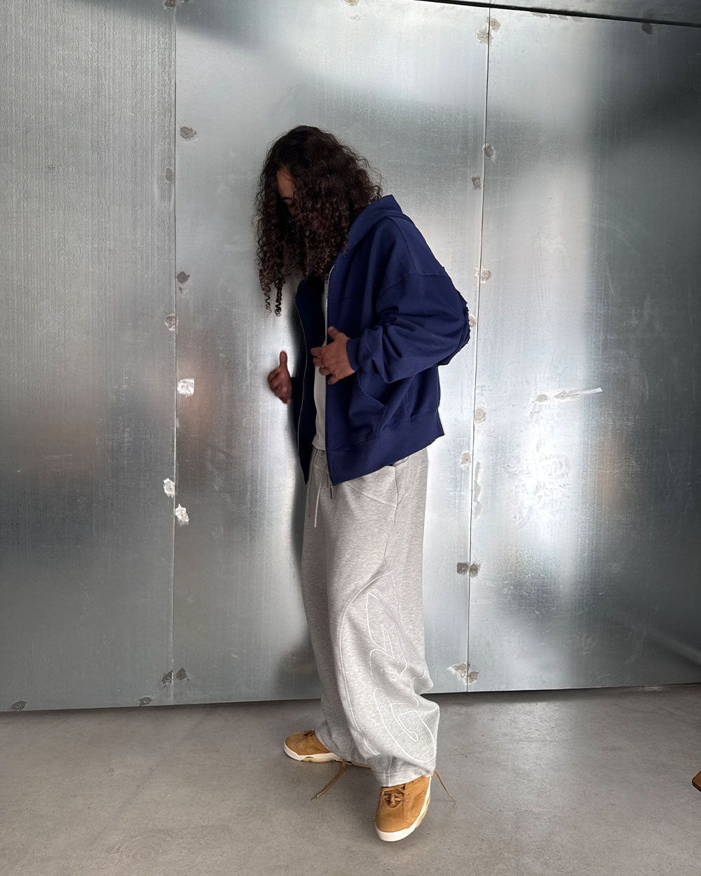 ROLLER SWEATPANTS HEATHER GREY - Cold Culture #woman