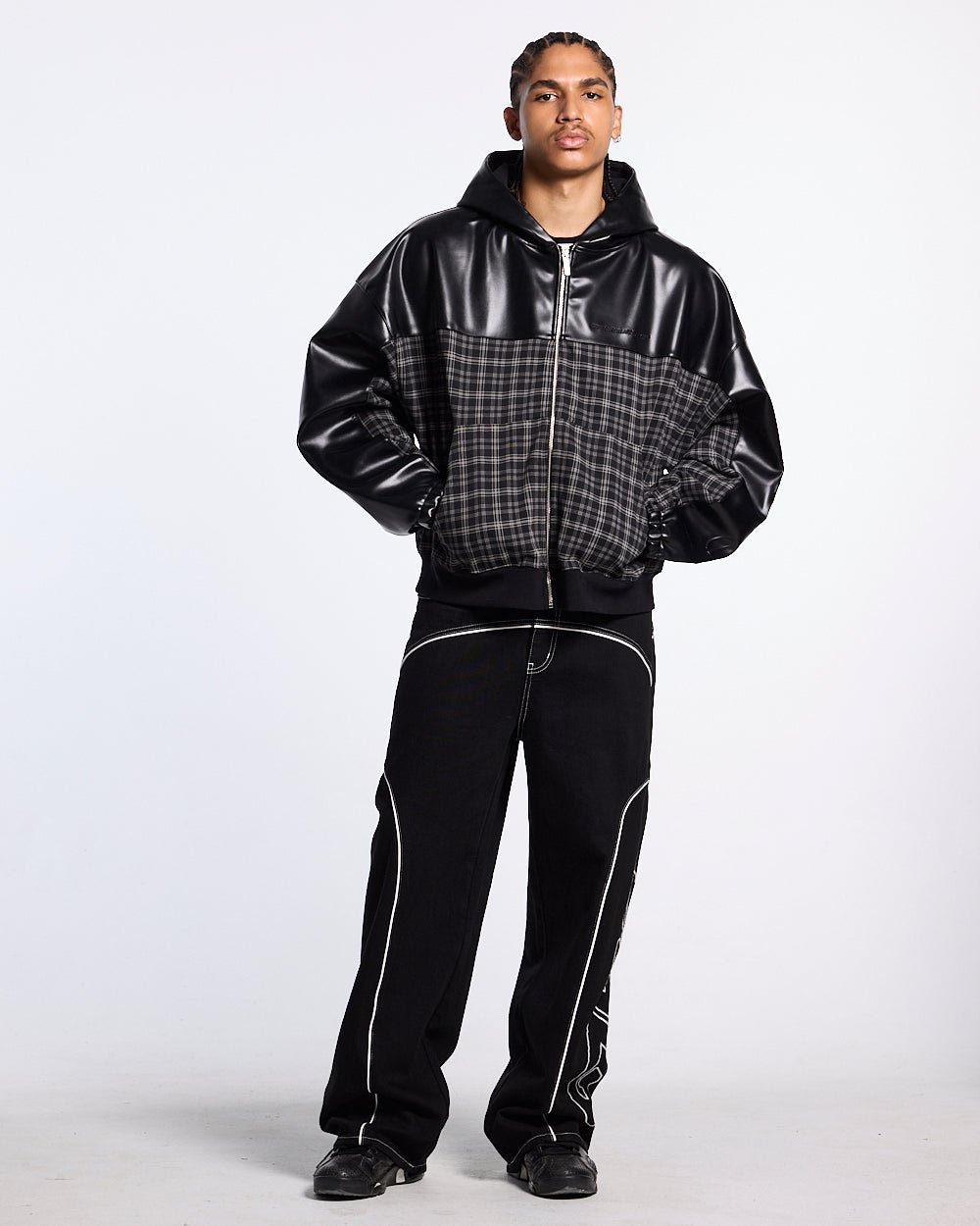 ROLLER V2 DENIM PANTS BLACK - Cold Culture #man