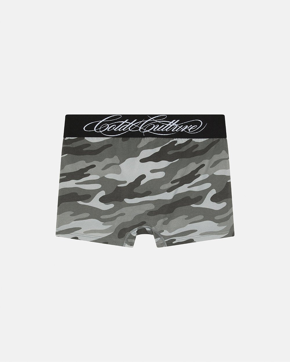 SAFARI BOXERS PACK - leopard and camo print boxers, back view - Cold Culture #packshot