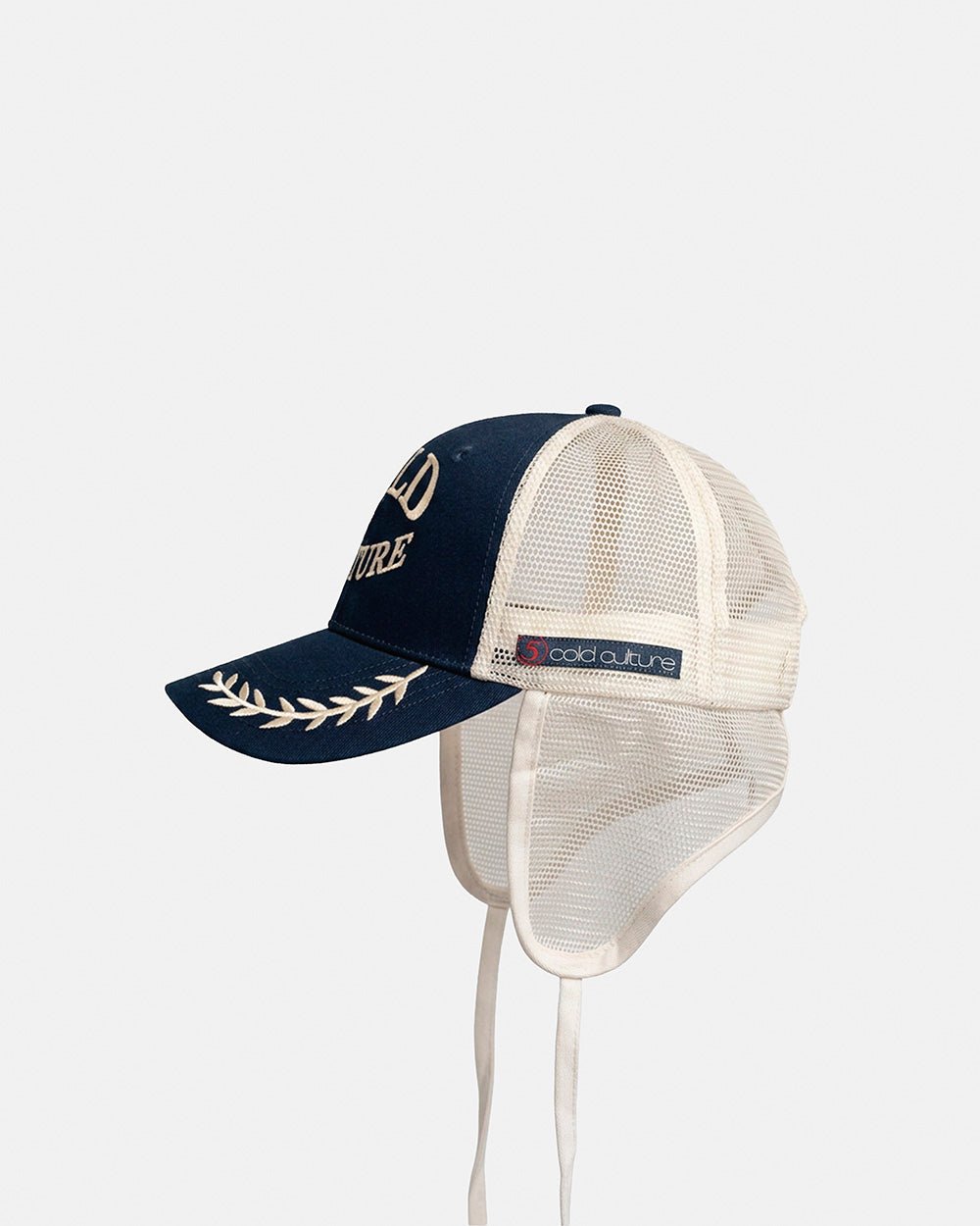 SCOUT CAP NAVY AND OFF-WHITE - Cold Culture #packshot