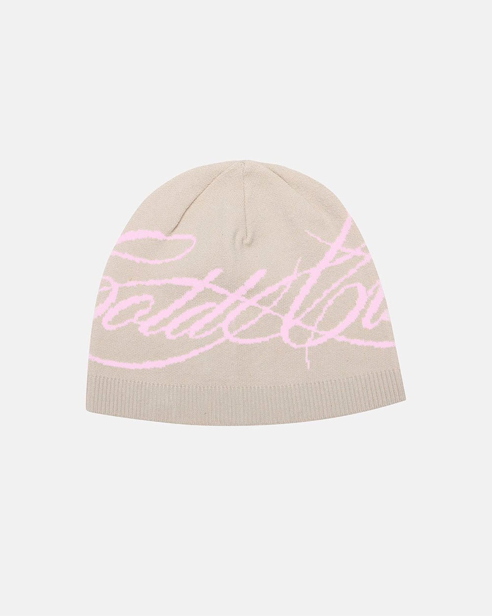 SCRIPT BEANIE BEIGE - Cold Culture
