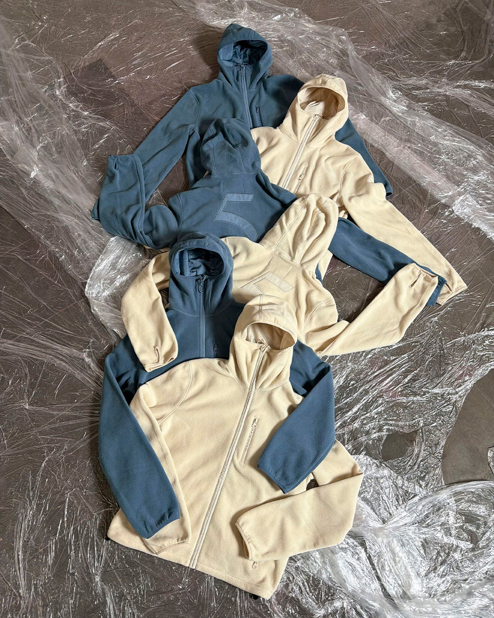 SHADOW FLEECE LIGHT BLUE - Cold Culture