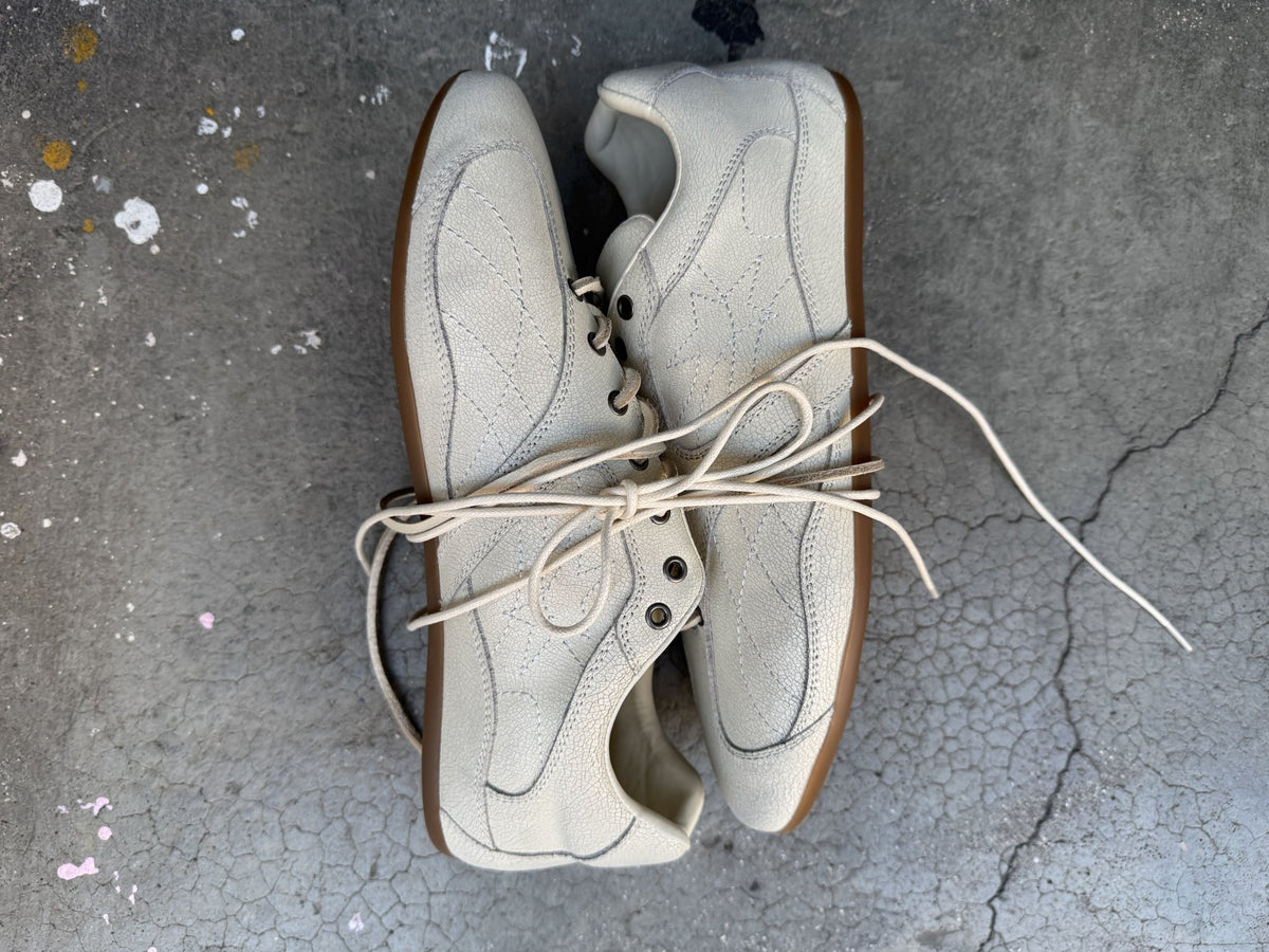 SILENT CODE SNEAKERS SUEDE WHITE - Cold Culture