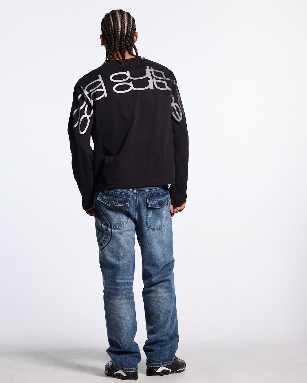 SKID CURVED LONGSLEEVE BLACK - Cold Culture #man