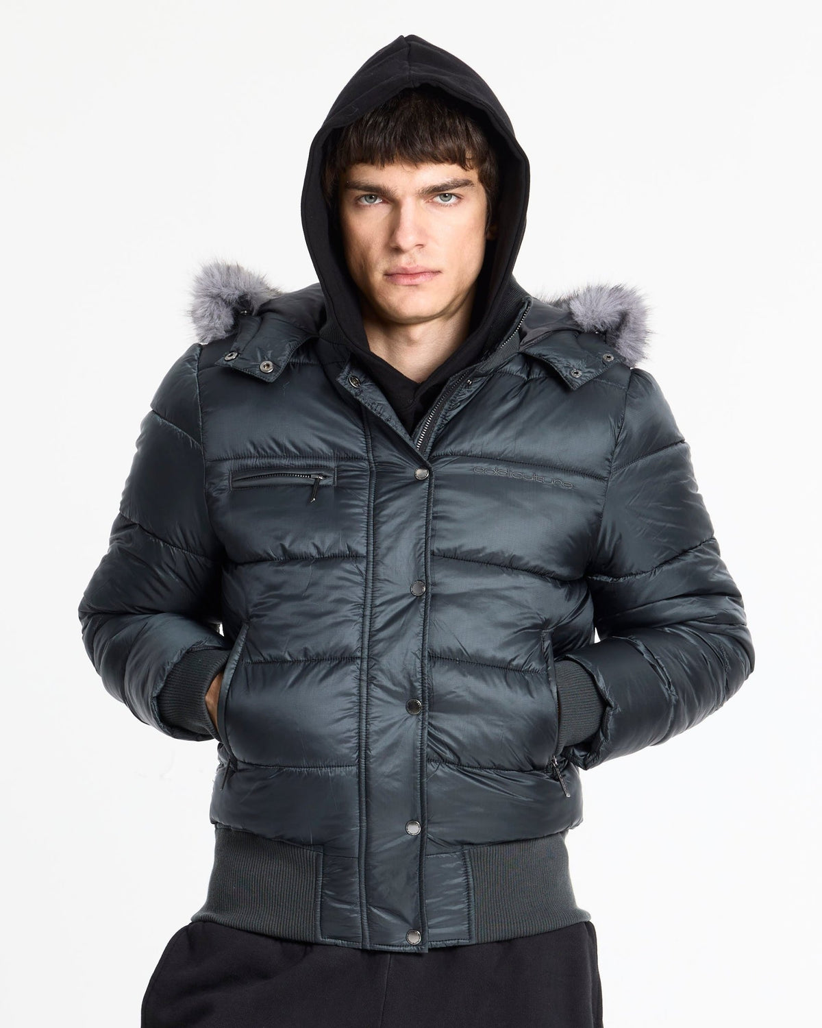 SLOPE PUFFER GREY - Cold Culture #man
