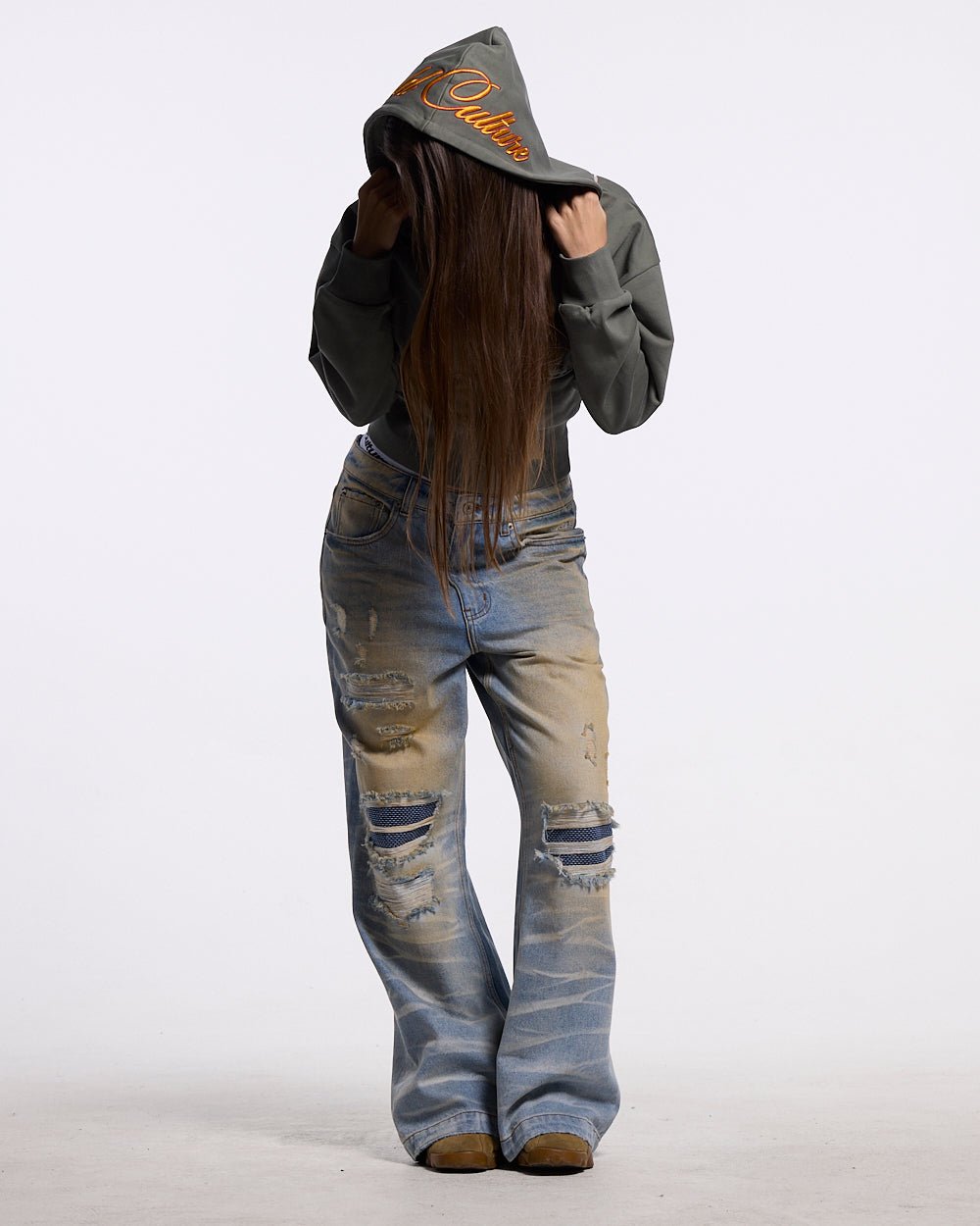 SLUGGER HOODIE MILITARY GREEN - Cold Culture #woman