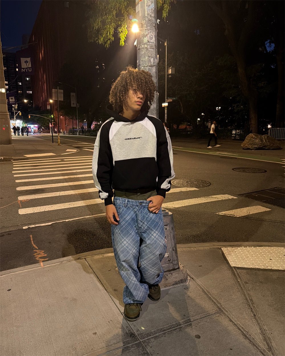 SPEED SPOKE HOODIE BLACK AND HEATHER GREY - Cold Culture