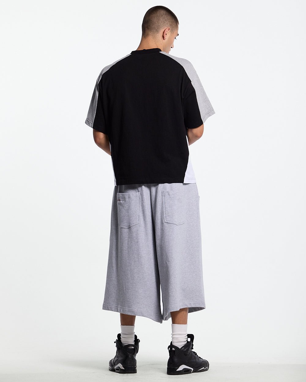 SPEED SPOKE TEE BLACK & HEATHER GREY - Cold Culture #man