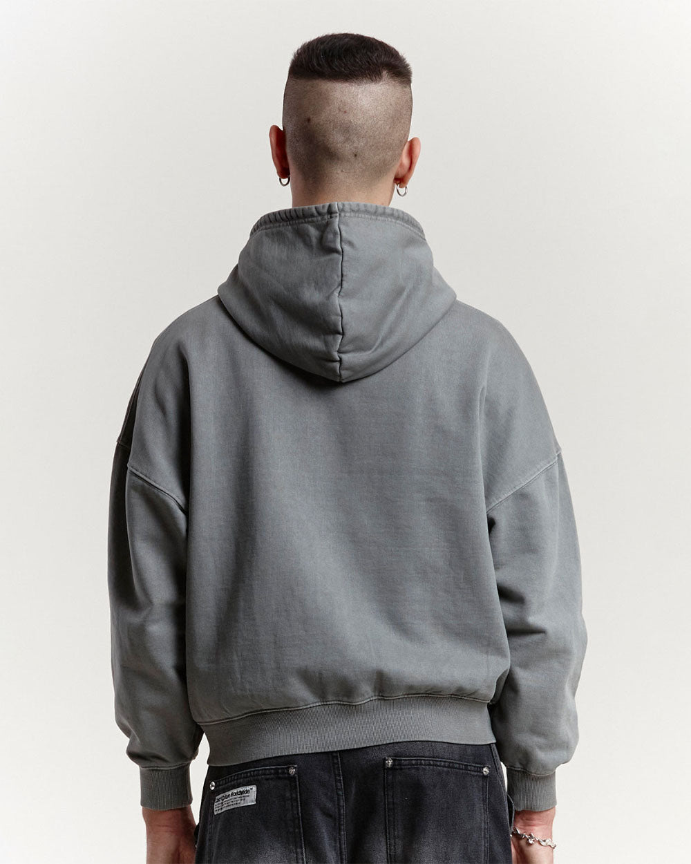 SPEED ZIP HOODIE +WASHED DUST GREY - COLD CULTURE #man