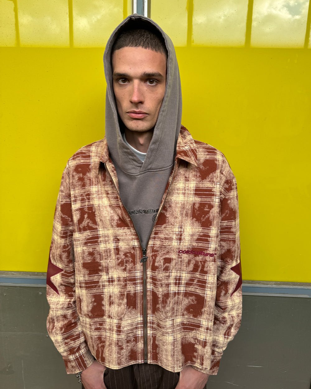 STARS JACKET BROWN - Cold Culture