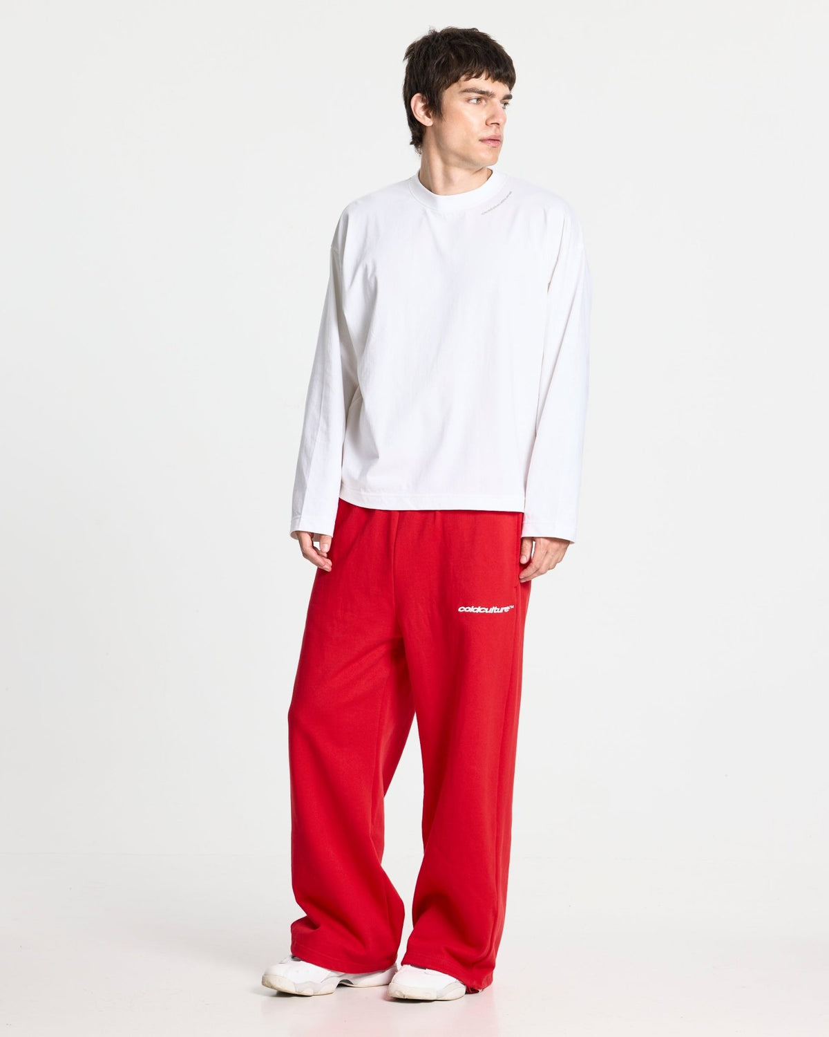 STARS SWEATPANTS RED - Cold Culture