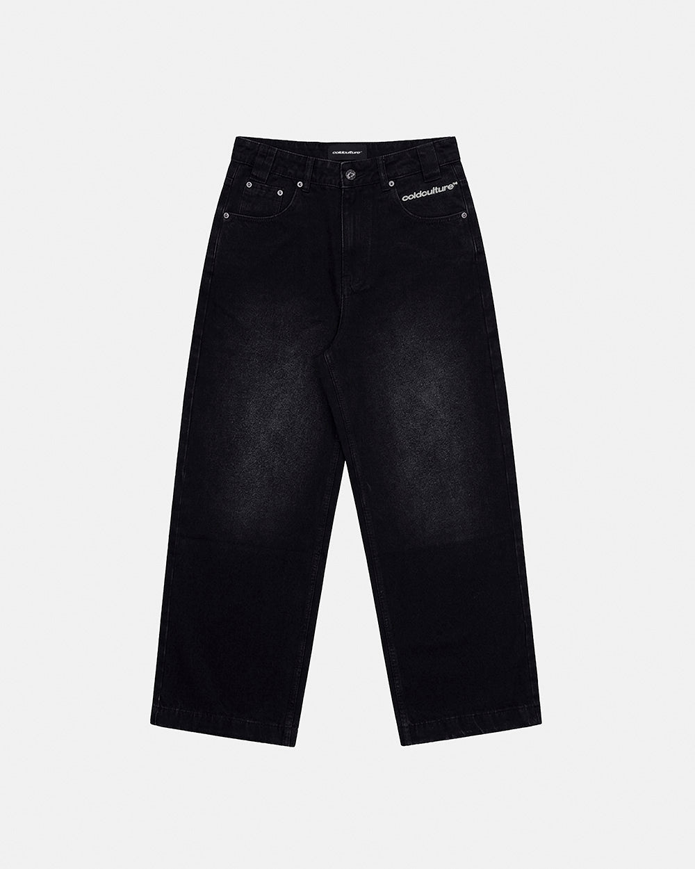 STARS V2 PANTS BLACK DENIM WASH - Cold Culture #packshot