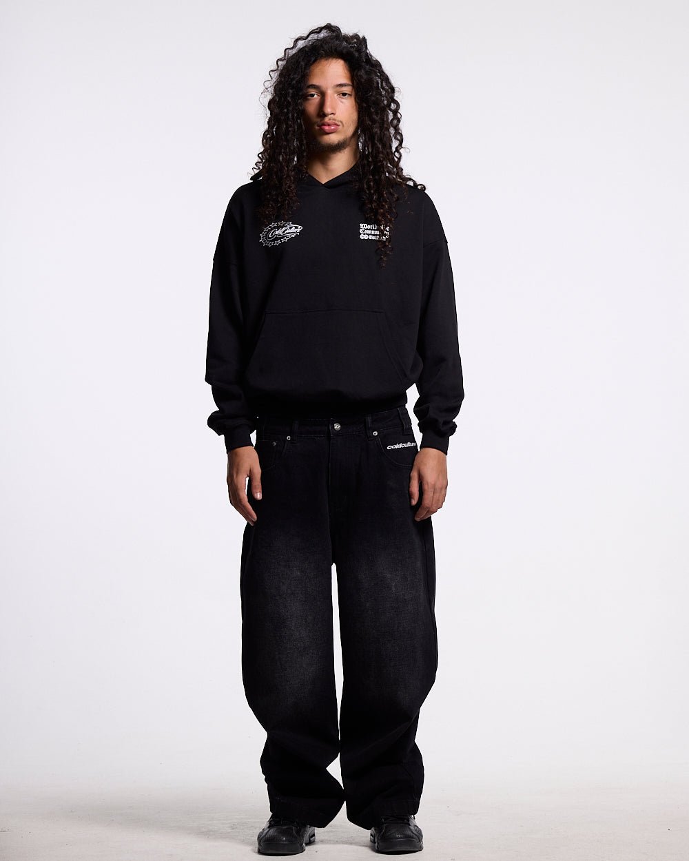STARS V2 PANTS BLACK DENIM WASH - Cold Culture #man