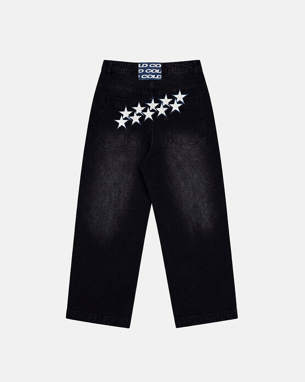 STARS V2 PANTS BLACK DENIM WASH - Cold Culture #packshot