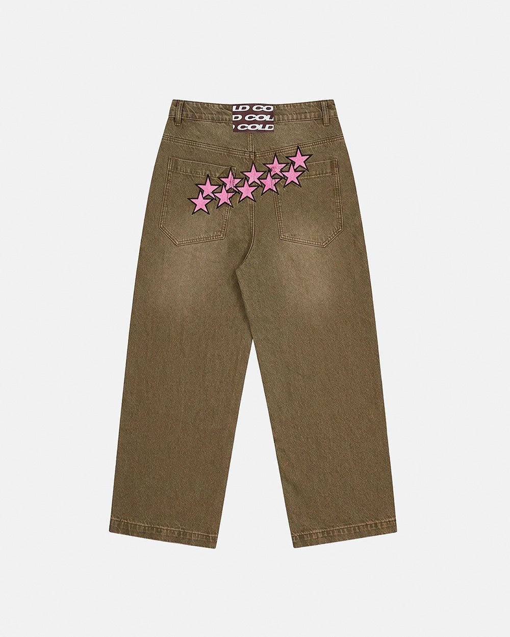 STARS V2 PANTS GREEN WASH DENIM - Cold Culture #packshot