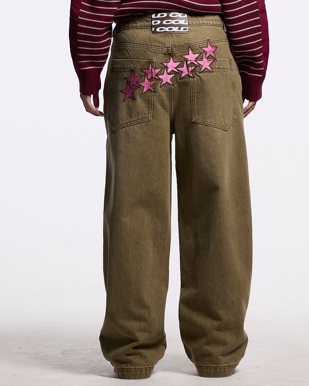 STARS V2 PANTS GREEN WASH DENIM - Cold Culture