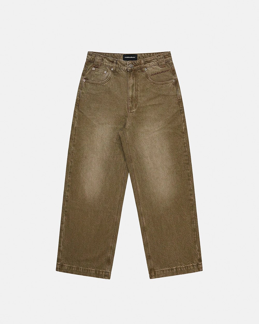 STARS V2 PANTS GREEN WASH DENIM - Cold Culture #packshot