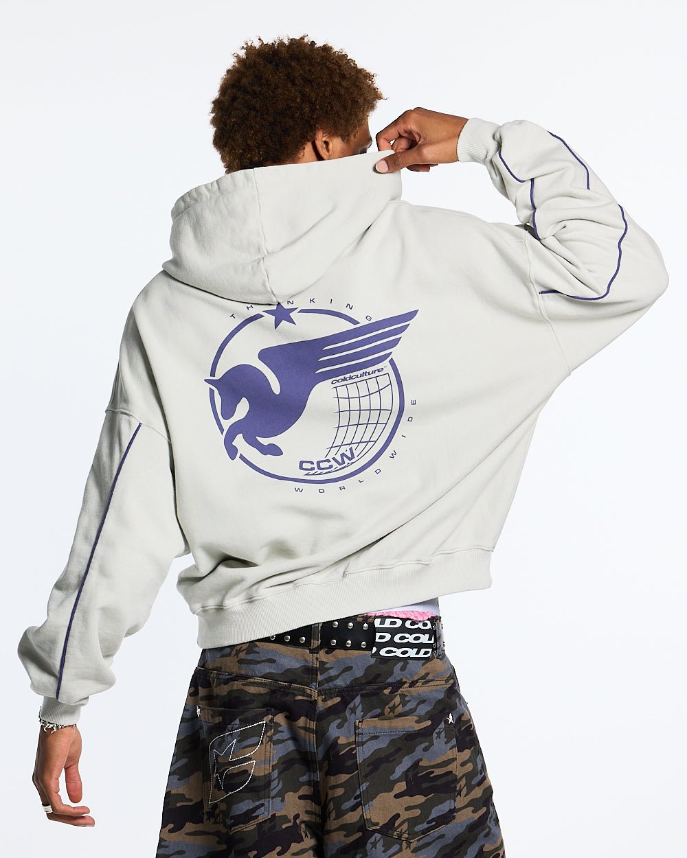 STORMWING HOODIE LIGHT GREY - COLD CULTURE #man