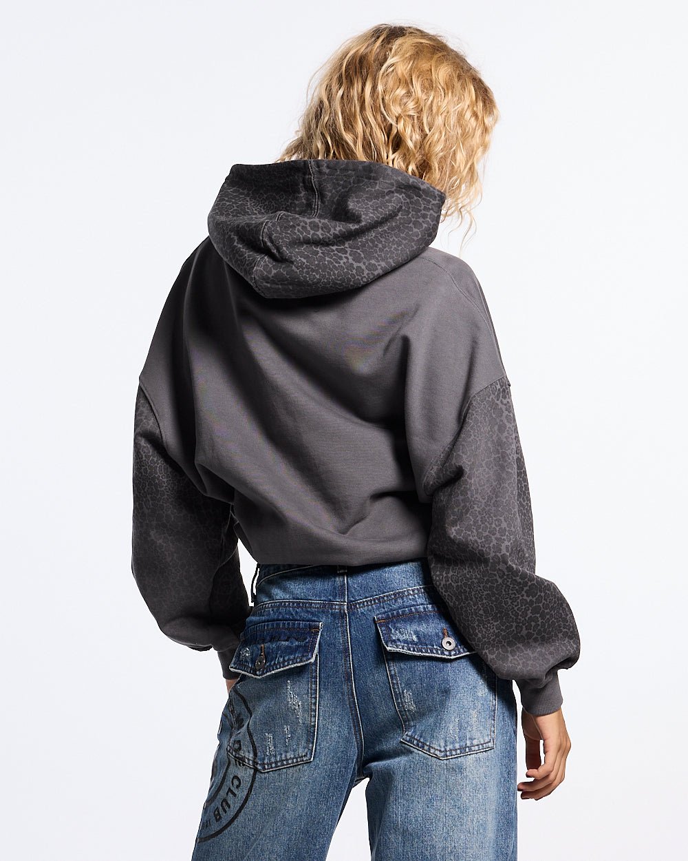 STRIPE HOODIE GREY - Cold Culture #woman