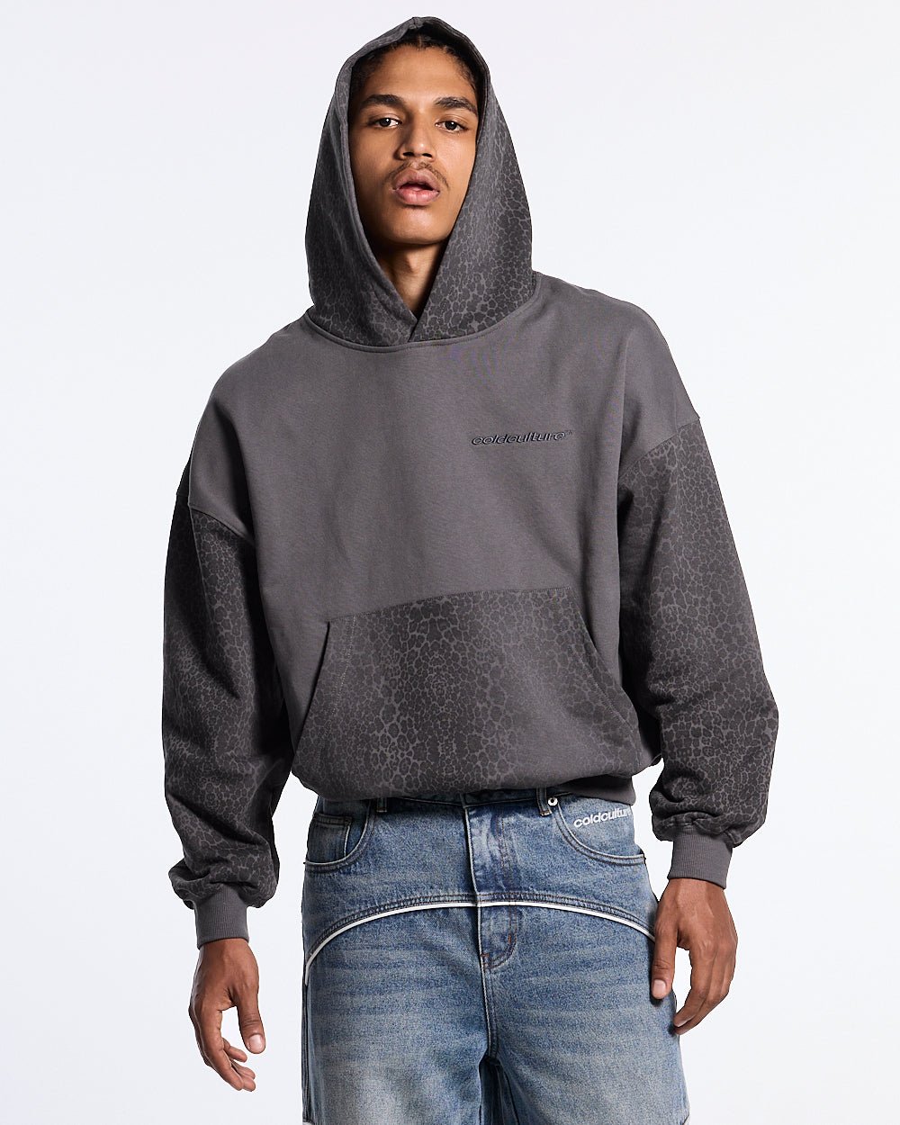 STRIPE HOODIE GREY - Cold Culture #man