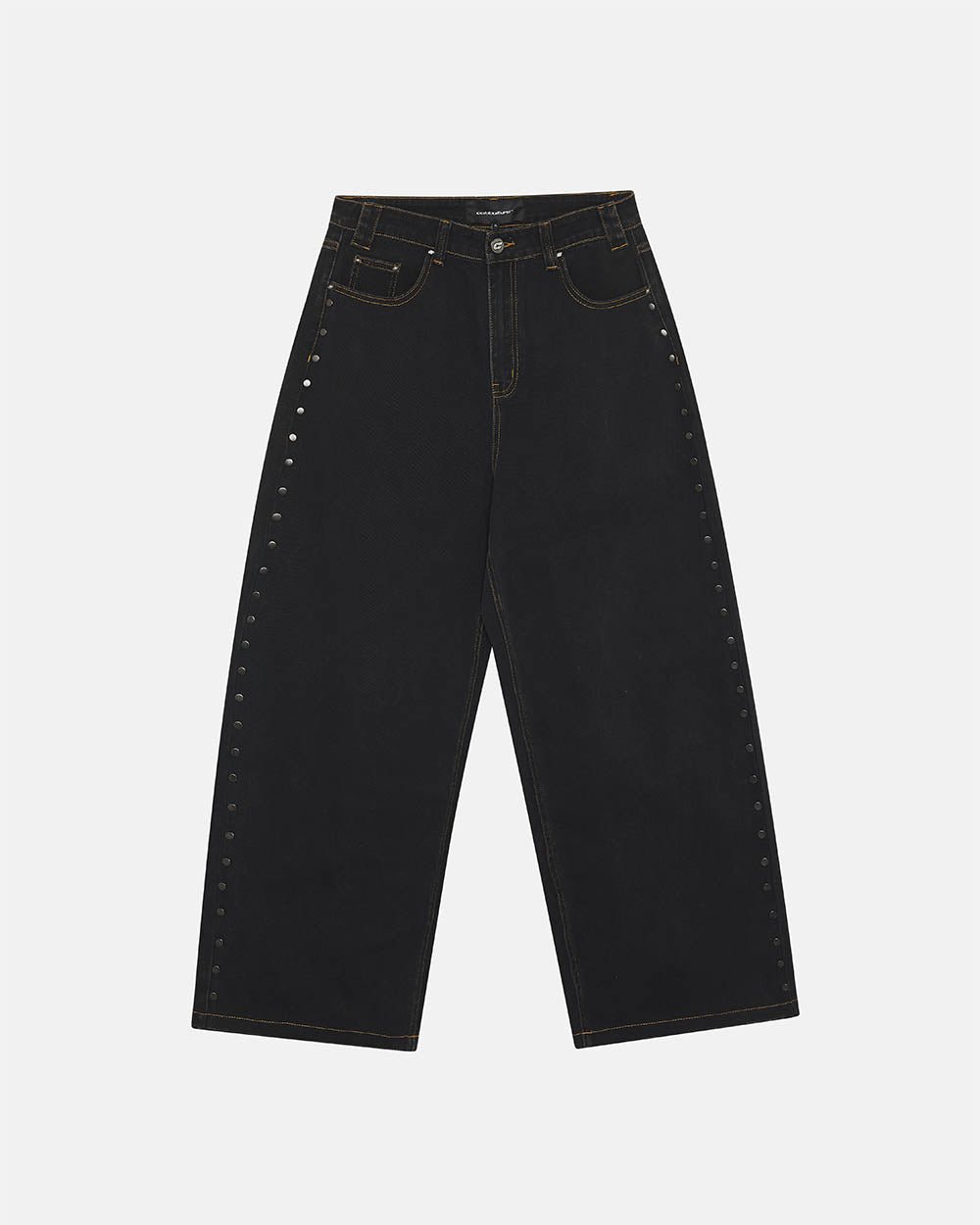 STUDS JEANS BLACK DENIM - COLD CULTURE #packshot