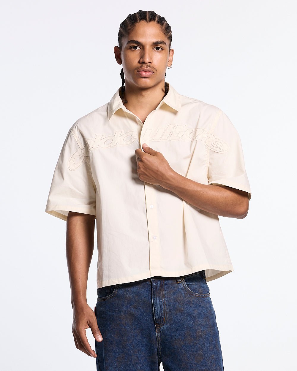 SUN DISTRESS SHIRT BEIGE - Cold Culture #man