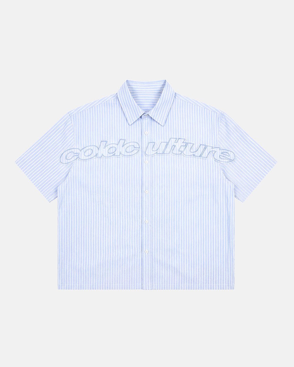 SUN DISTRESS SHIRT BLUE - Cold Culture #packshot