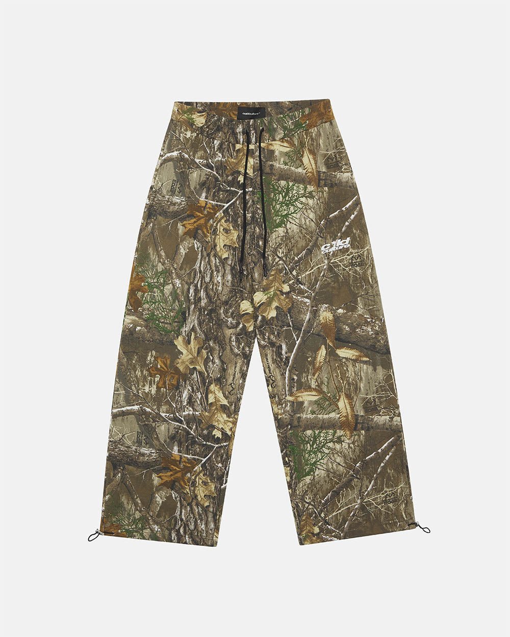 SWEATPANTS REALTREE EDGE - brown camo sweatpants, front view - Cold Culture #packshot