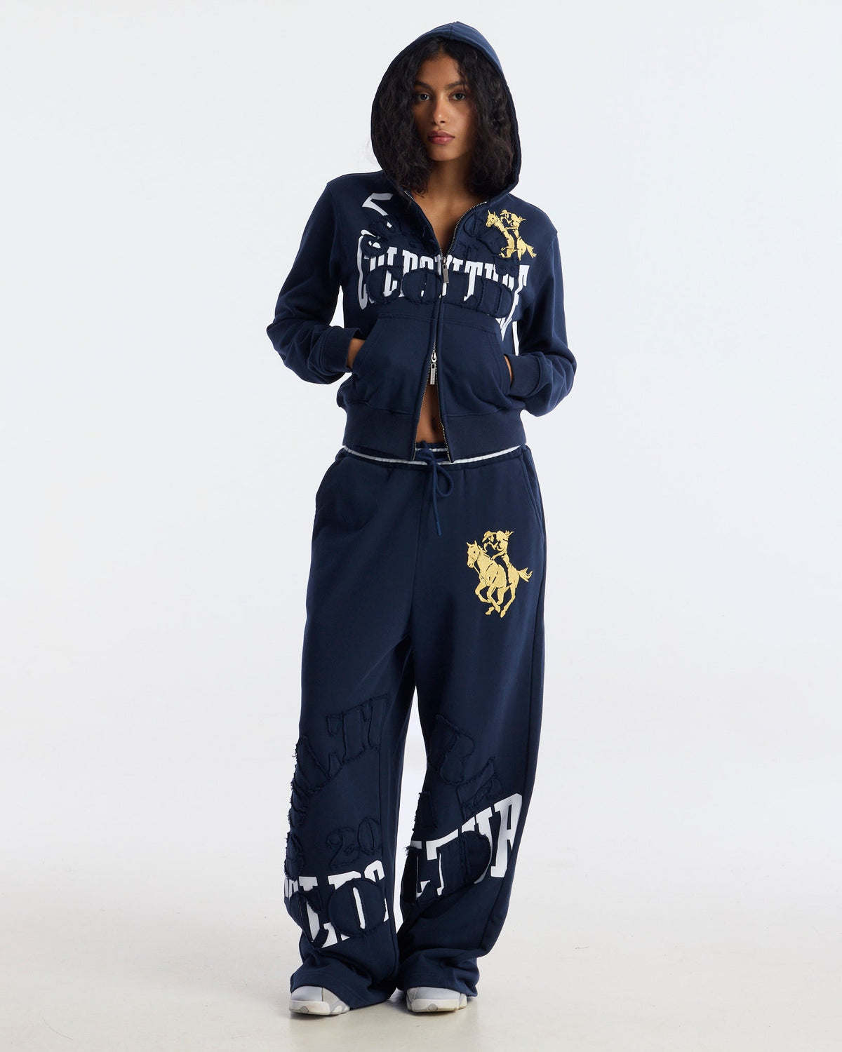SWING SWEATPANTS NAVY - Cold Culture