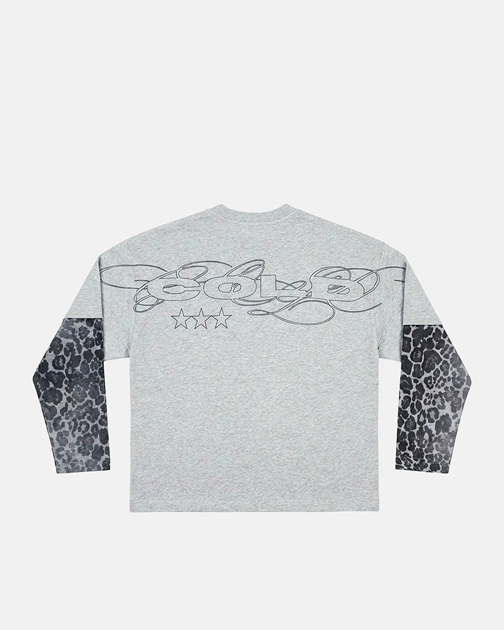 TABBY DOUBLE LONGSLEEVE TEE HEATHER GREY - Cold Culture #packshot