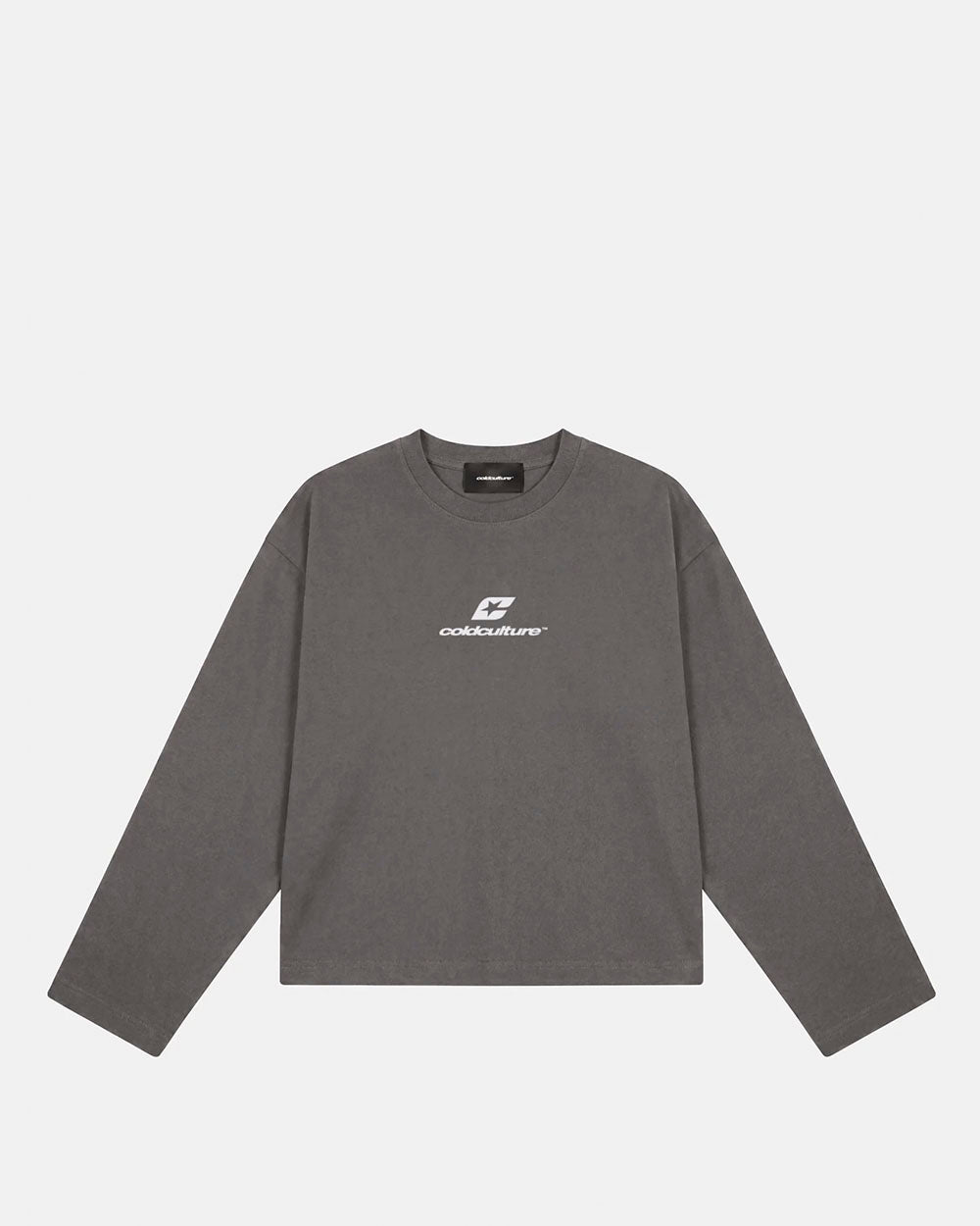TARTAN DISTRESS CURVED LONGSLEEVE BLACK - Cold Culture #packshot
